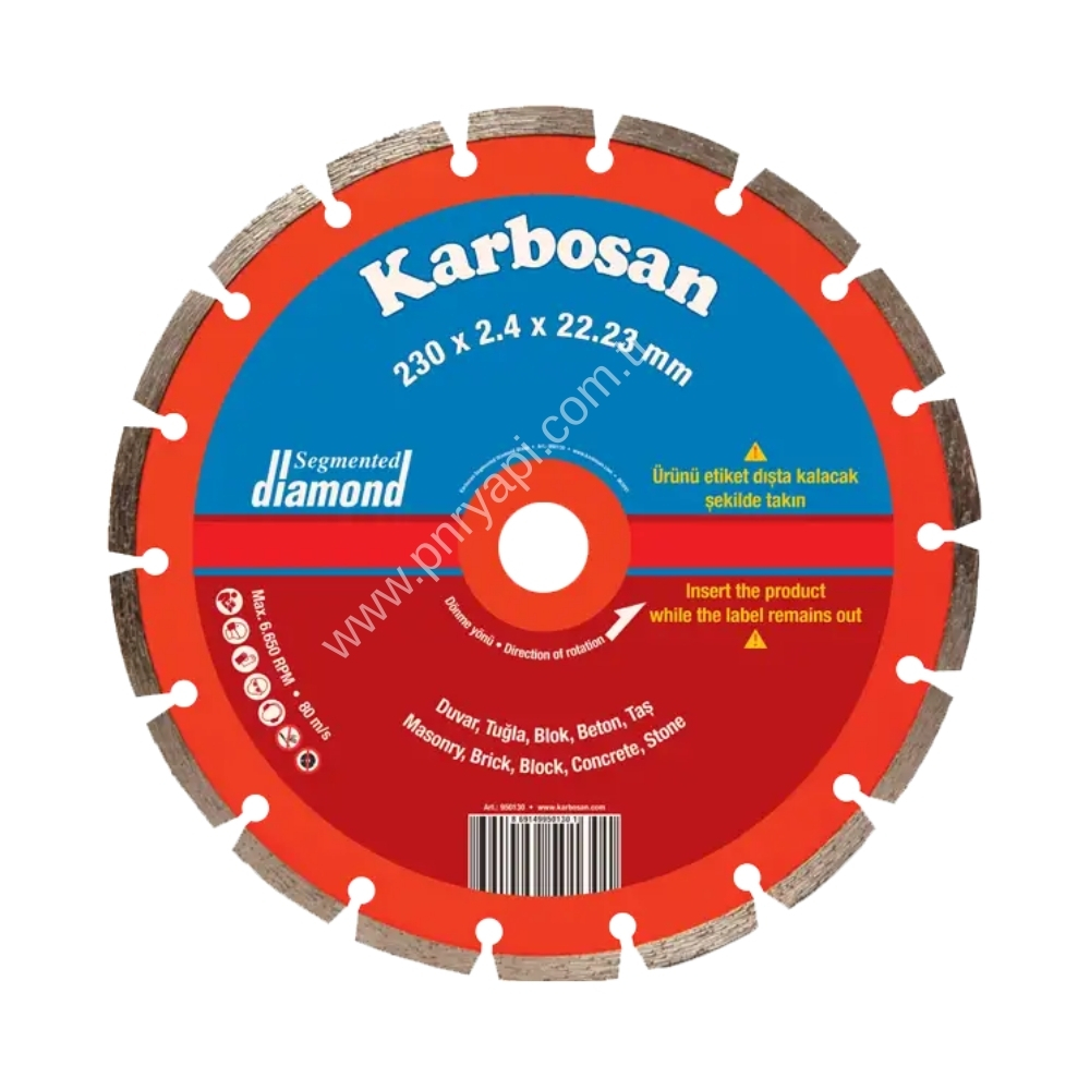 KARBOSAN 115 LK SEGMENTL TURBO  KESC
