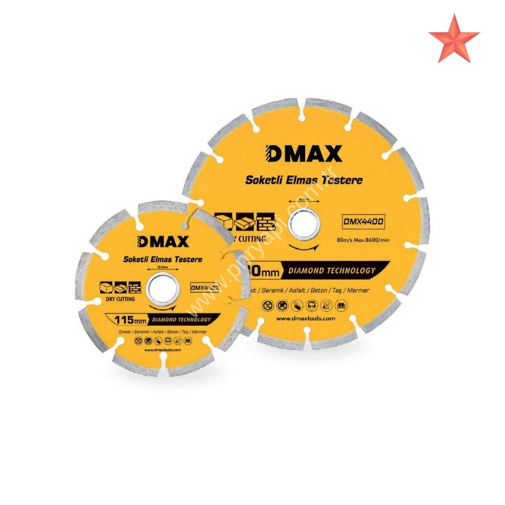 DMAX SOKETL� ELMAS TESTERE 115MM