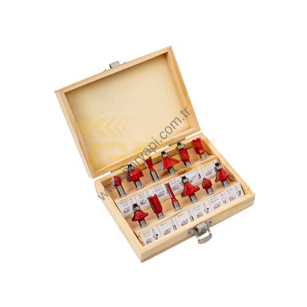 AH�AP FREZE U� SET� 8 MM 12 PAR�A