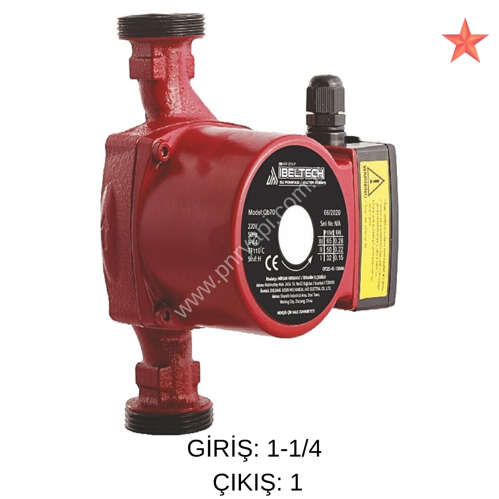 IBELTECH DEV�R DA�M S�RK�LASYON POMPASI GPD25-4S