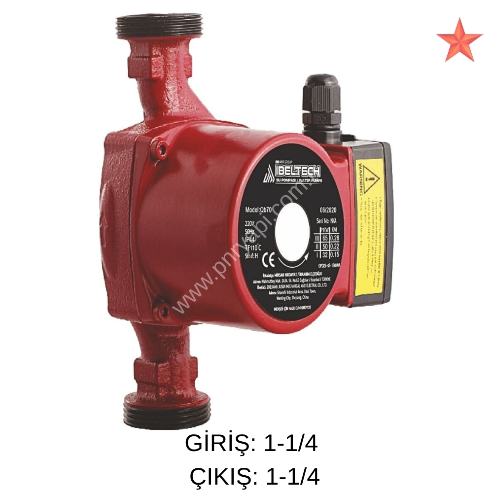 IBELTECH DEV�R DA�M S�RK�LASYON POMPASI GPD25-7S