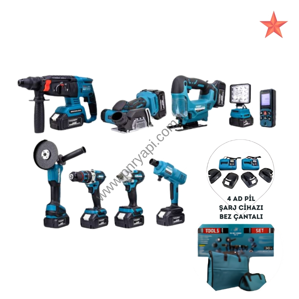 DAWERK 10'LU MAK�NE SET�