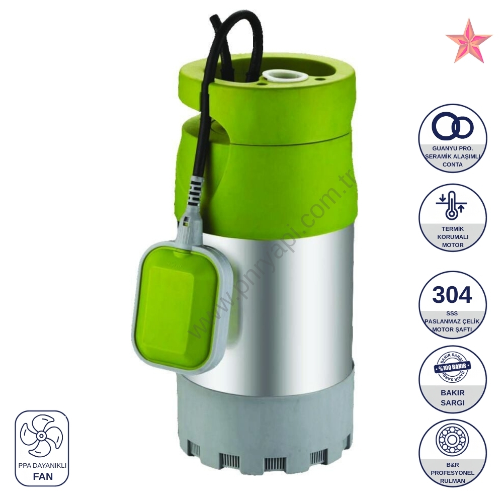 IBELTECH Y�KSEK �RT�FA TEM�Z SU DALGI� POMPA